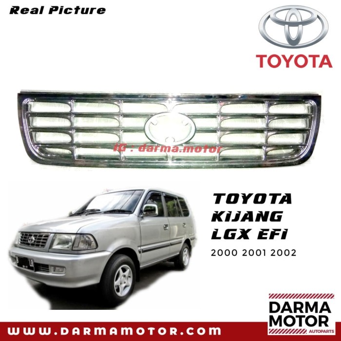 GRILL TOYOTA KIJANG LGX EFI TAHUN 2000 2001 2002 murmer
