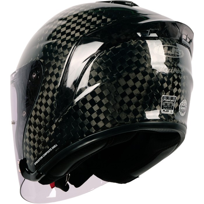 Njs Kairoz Carbon Spreadtow - Helm Half Face