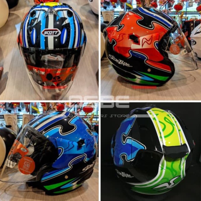 Helm Scott Ram 4 Nakano - Sni
