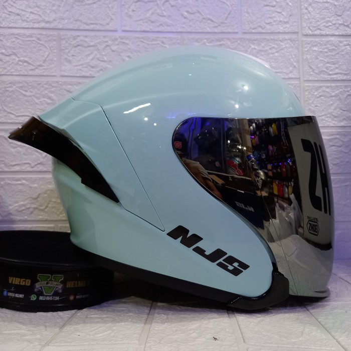 Njs Helm Kairoz Solid Easy Green Paket Ganteng Njs Kairoz