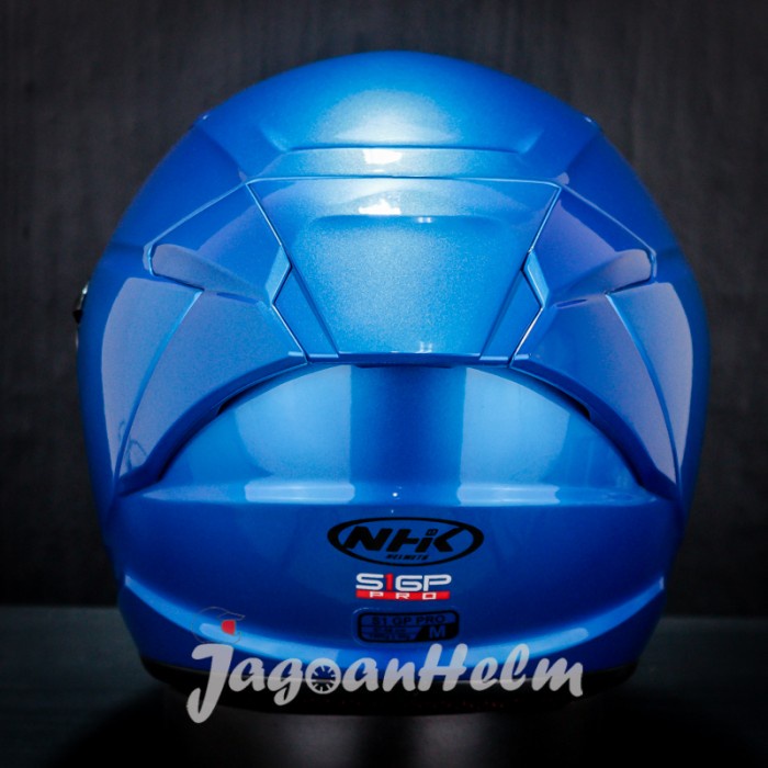 Nhk Helm S1 Gp Pro Solid Blue Md Gppro Double Visor
