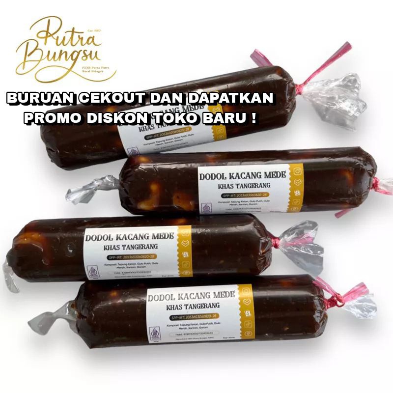 

' dodol kacang mede khas tangerang ( 200g )
