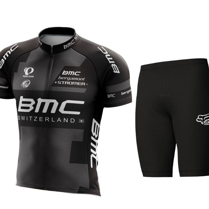Diskon - Setelan Kaos Jersey Sepeda dan Celana Sepeda Set BMC Roadbike MTB Unisex [COD]