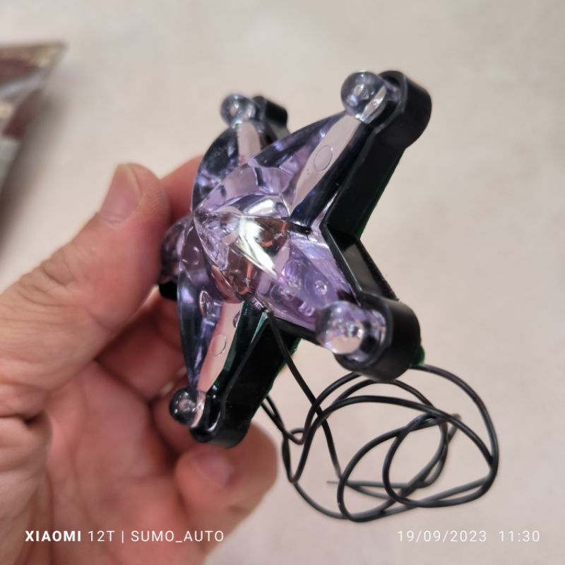 satu biji variasi lampu kelap kelip model bintang