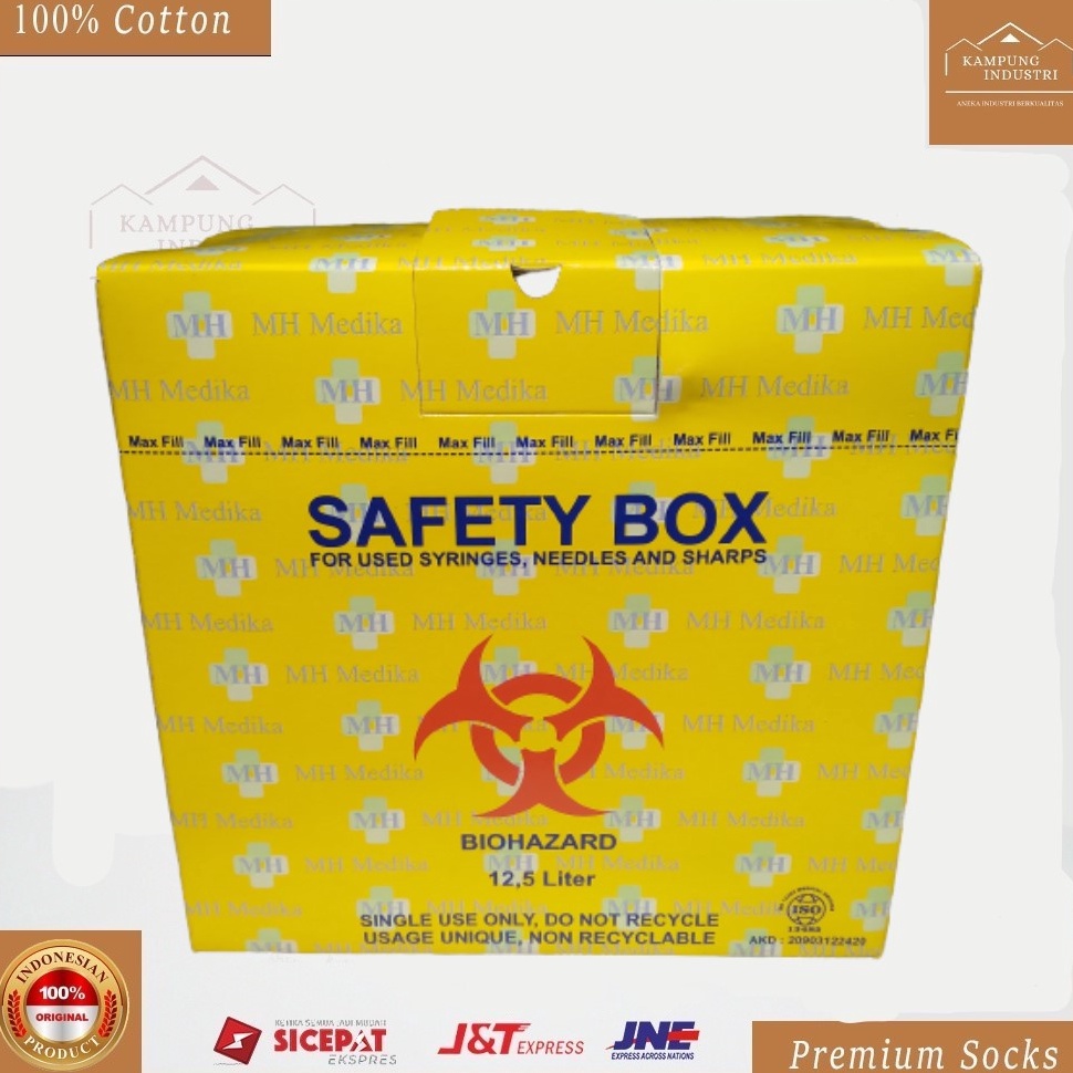 

PW88PL81 Safety Box 12,5L Tempat Sampah Tajam Medis 48