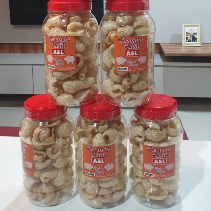

' kerupuk kulit babi original a&l (enak dan renyah)