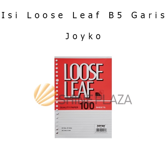 

Selalu Baru Isi Loose Leaf Garis B5 Joyko - Refill Binder Ruled Paper B5 Joyko