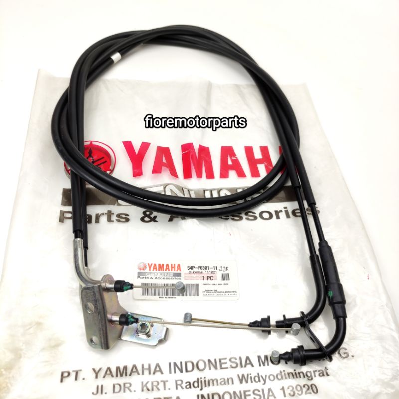 KABEL GAS TALI GAS MIO J. MIO GT. SOUL GT 115 54P-F6301-11 ASLI ORIGINAL YGP YAMAHA GENUINE PARTS