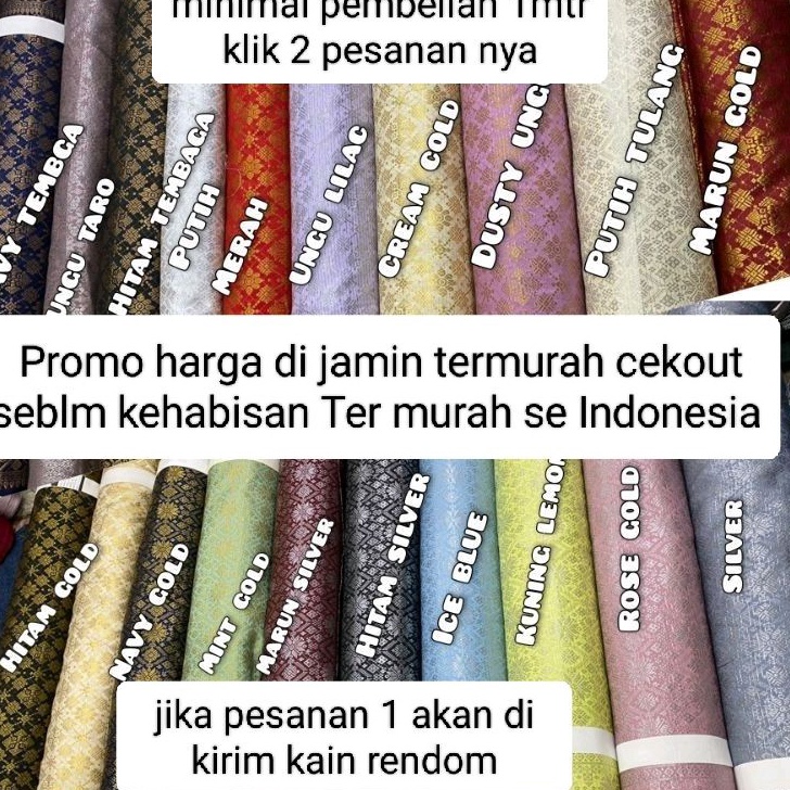 songket palembang/songket mesin/kain songket/songket mtran/songket tenun/songket ❁