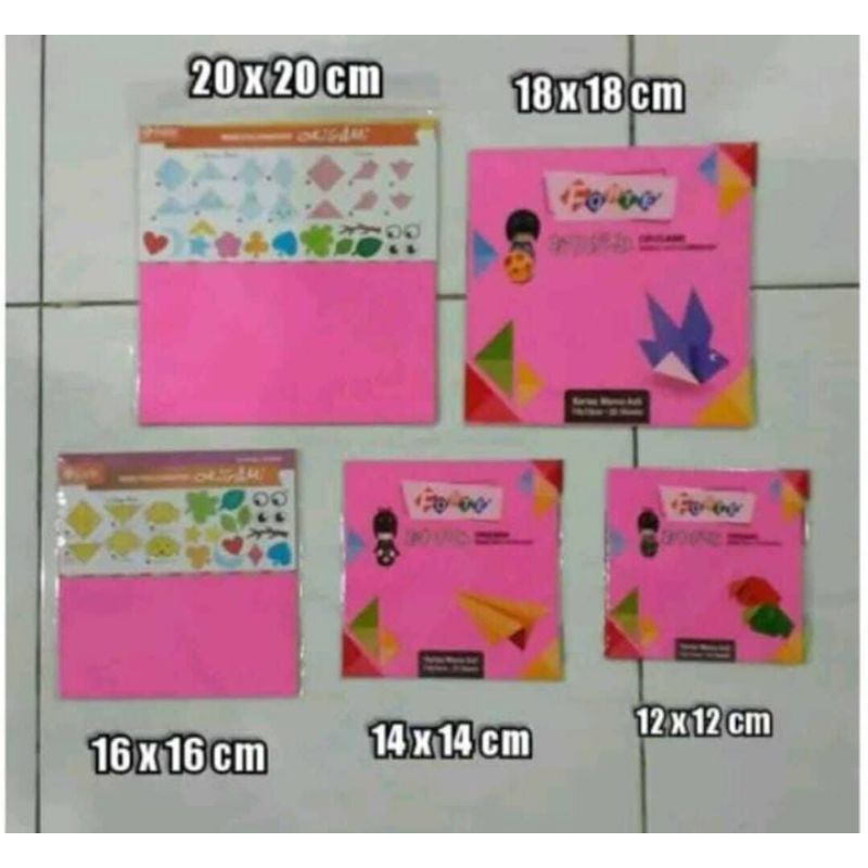 

Kertas Origami Forte - Kertas Lipat Forte isi 25 Lembar