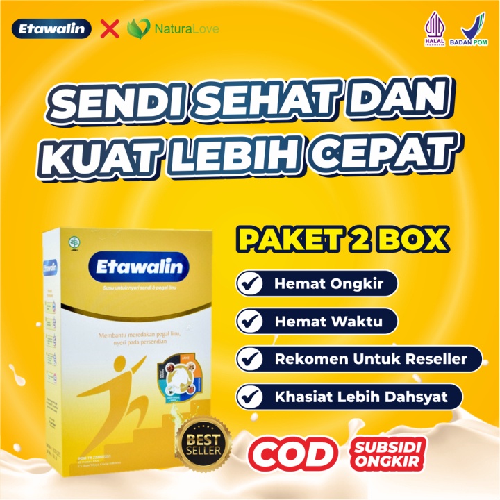 

BJLW0318 Promo 2 BOX Susu Etawalin Mengatasi MasalahTulang & Sendi @200gram