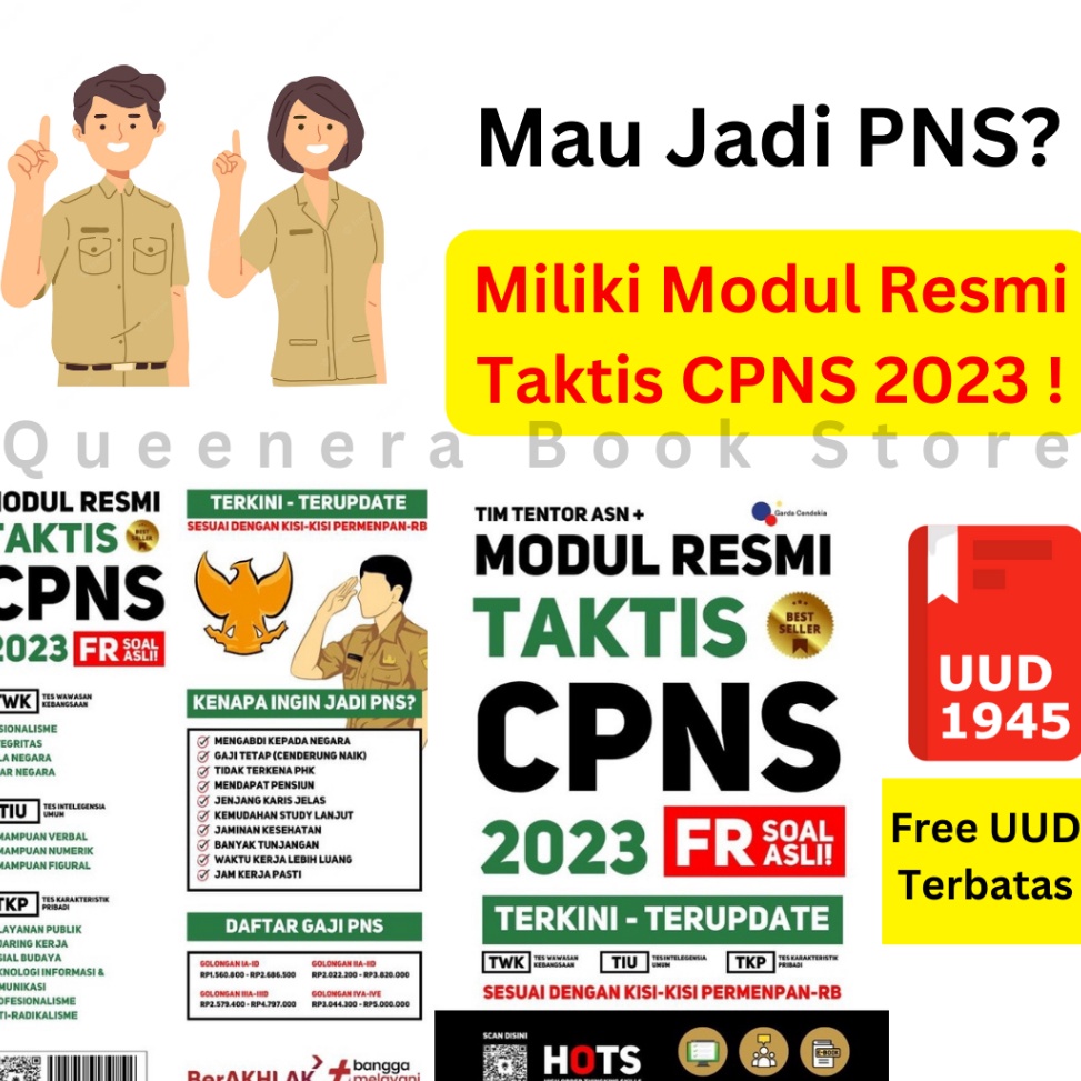 Prioritasa1A9m Buku CPNS 2023  Modul Resmi Taktis CPNS 2023 Soal FR Asli Terkini Terupdate Lengkap T