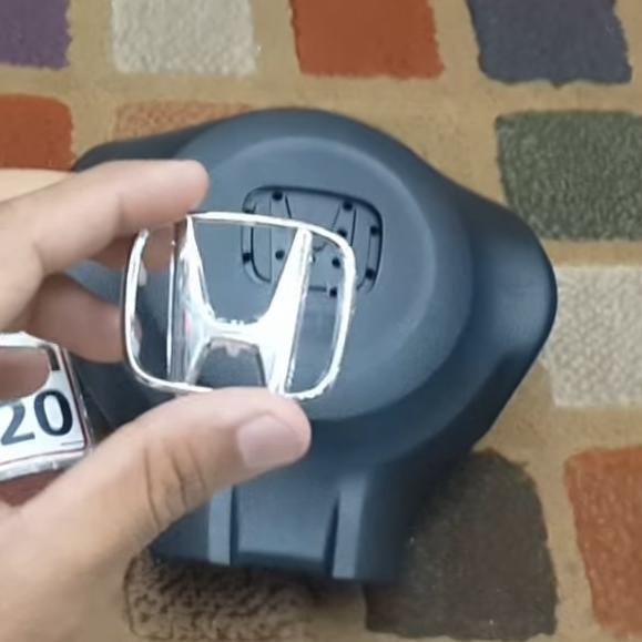 Original Emblem Logo Stir Steer Honda Brio Brv Freed Jazz Fit Ge8
