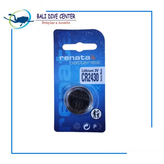 langsung order saja] CR2430 Battery Dive Computer Renata - Baterai replacement kit