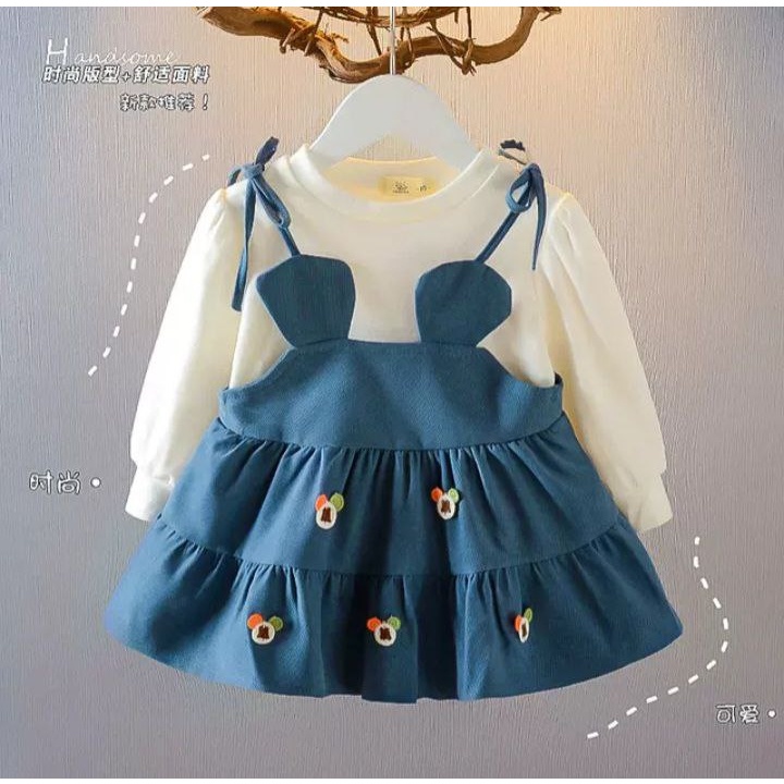 Dress Anak Perempuan 3 4 Tahun 2 Umur 1 Lucu 6 7 Cewek 5 9 12 Thn 8 Midi Anak2 Karnaval Custom Viral