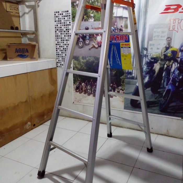 {GreenShop} tangga alumunium lipat 2 meter Diskon