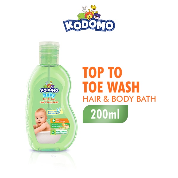 Kodomo Top To Toe Wash Botol 200 ml