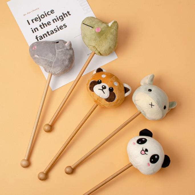 KKV Massage Stick Stik Pijat Hammer Cute Panda Dino Squirrel Hippo