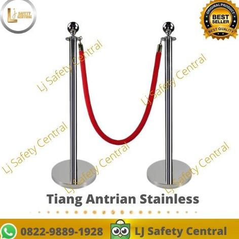 

@#@#@#] Queue Line Tiang Antrian Pembatas Stainless