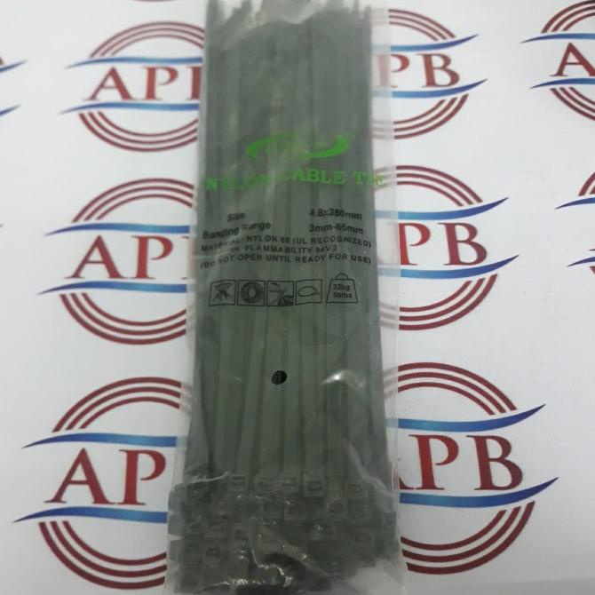 

_^_^_^] Ktsp - Kabel ties 4,8 x 250mm / 100 pcs Hitam