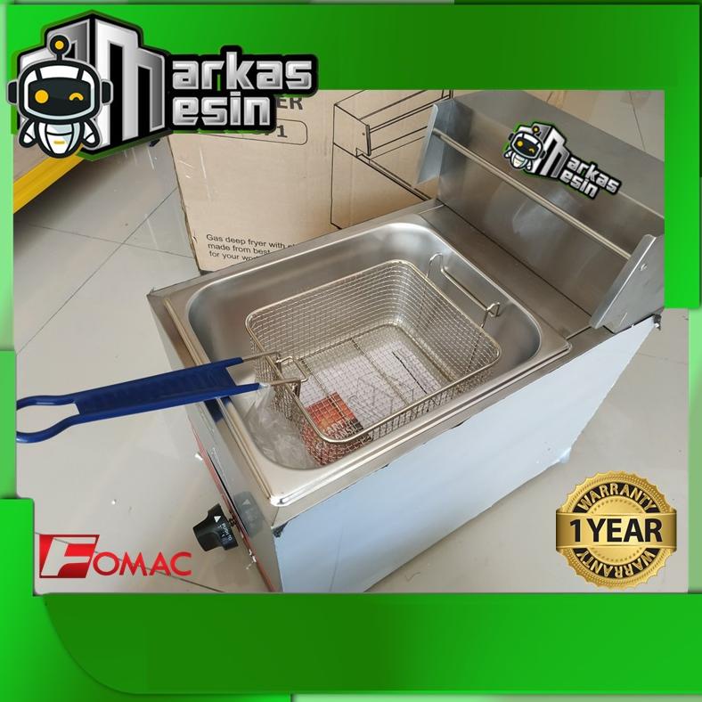 TER-UPDATE GAS DEEP FRYER PENGGORENGAN MAKANAN FRY-G71 FOMAC #ORIGINAL