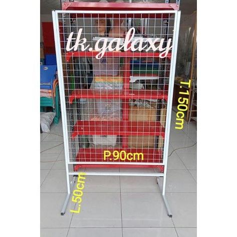 :>:>:>:>] Standing ram, ram kaki/berdiri, display gantungan pajangan aksesoris,