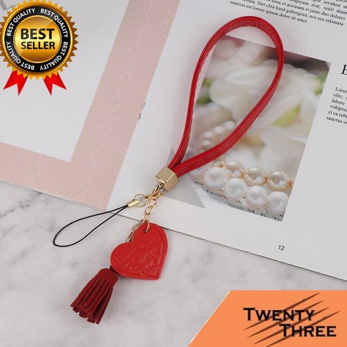 

+++++] Tali Gantungan Kunci Hand Strap Lanyard HP Dompet Rumbai Casing Phone