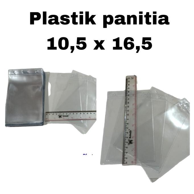 

best seller] 100pcs plastik panitia id card 10x16 / plastik kartu panitia nametag