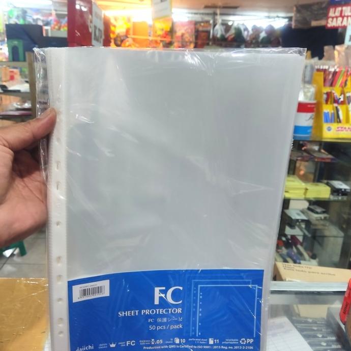 

yang dicari] PP Pocket Daichi ukuran F4 isi 50 sheet