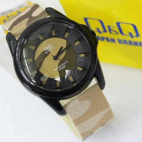 TERLARIS Jam Tangan Pria QQ Q&Q VR46 Original Coklat /JAM TANGAN ANTI AIR/JAM TANGAN ANALOG/JAM