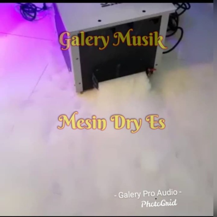 Mesin Dry Ice Biang Es & Liquid Buat Acara Wedding,Party,Disco,&Lain2