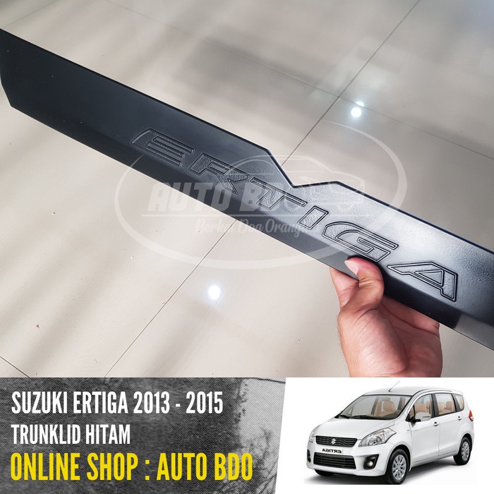 Trunklid Belakang Ertiga Emboss HITAM Berkualitas terbaik