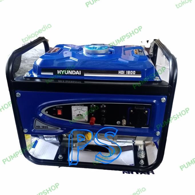 Genset Mini Bensin Hyundai 1000Watt Engine Generator Knalfot Racing Genset