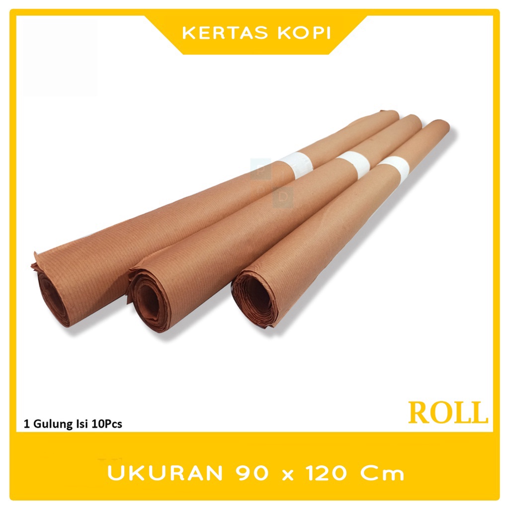 

CXFK1148 Kertas Kopi Warna Coklat - 32 Gsm - Roll - 10 Lembar