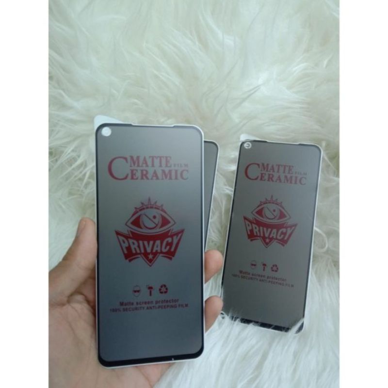 CERAMIC SPY MATE ADVAN G9 G9 PRO G9 PERFECTO ANTI PRIVACY ANTI GORES TEMPERED GLASS ANTI MINYAK CLAR