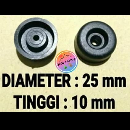 /////] Kaki Box Speaker Ampli PLASTIK Hitam / Alas Kaki Kursi Meja