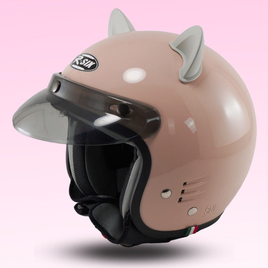 Helm Bogo Dewasa Pria Wanita Sni Kekinian Kuping Kucing Terbaru