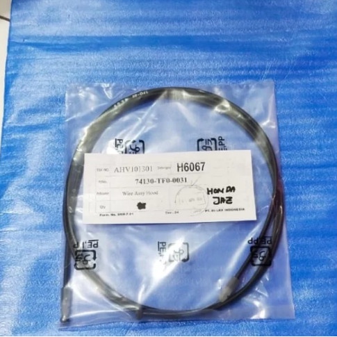 kabel kap mesin untuk mobil honda jazz original garansi sparepart
