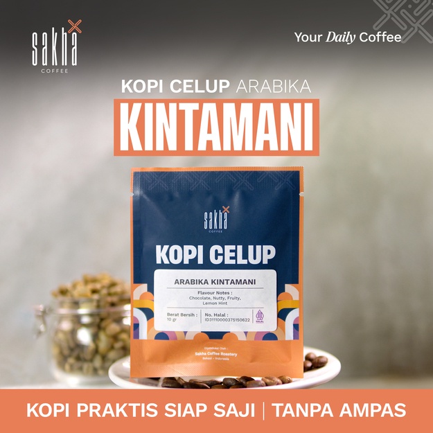 

Kopi Celup Arabika Bali Kintamani Asli Murni Tanpa Ampas Tanpa Gula Coffe Instan