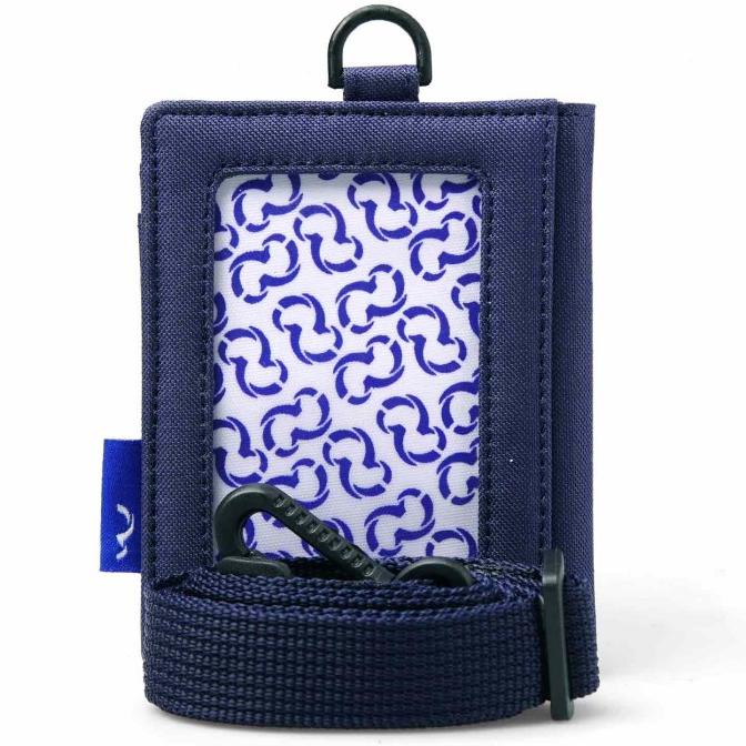 

{SALE} Wallts Lorey Navy Gantungan ID Card Kantor Kasual Anti Air {Terlaris}