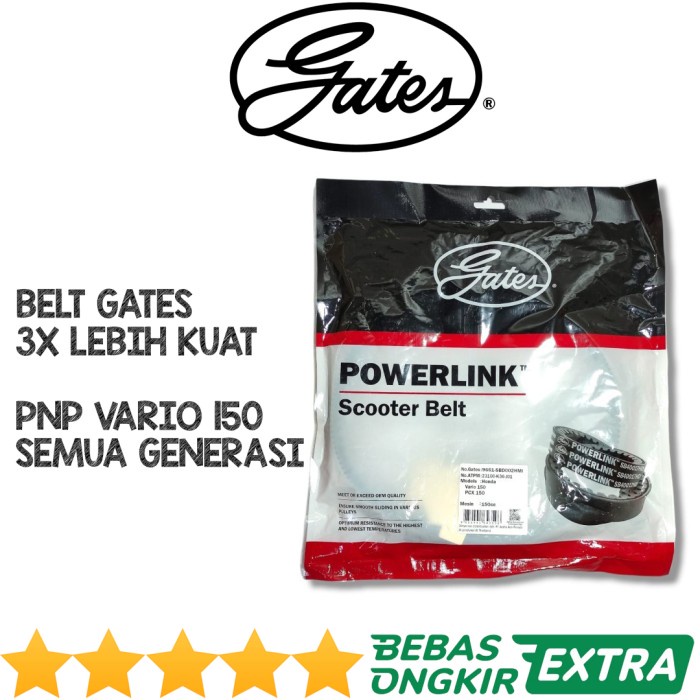 VAN BELT V BELT HONDA VARIO 150 PCX 150 LOKAL ASLI ORI GATES