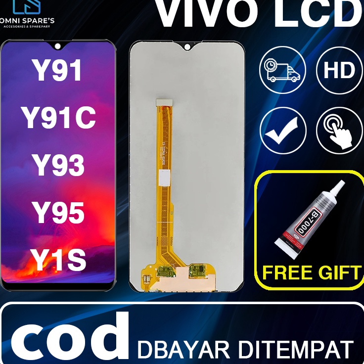 WWYJ3673  【ORIGINAL】LCD VIVO Y95 Y91 Y91c Y93 Y1S FULLSET ORIGINAL LAYAR HIGH TOUCHSCREEN