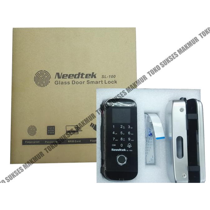 TERBARU  ACCES DOOR NEEDTEK SL 100 GLASS DOOR SMART LOCK