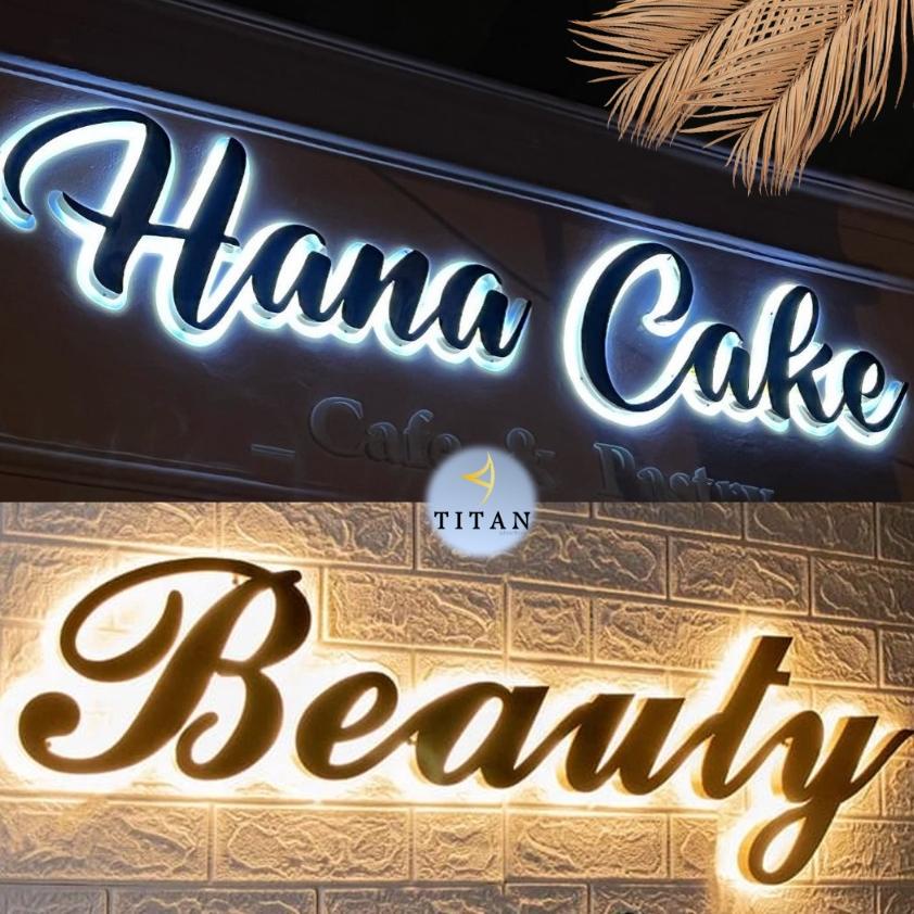 HURUF KAYU LED CUSTOM HURUF KAYU LED AESTHETIC (PAKET 8 HURUF PER KATA) Lampu Tidur Hiasan Kamar Dek
