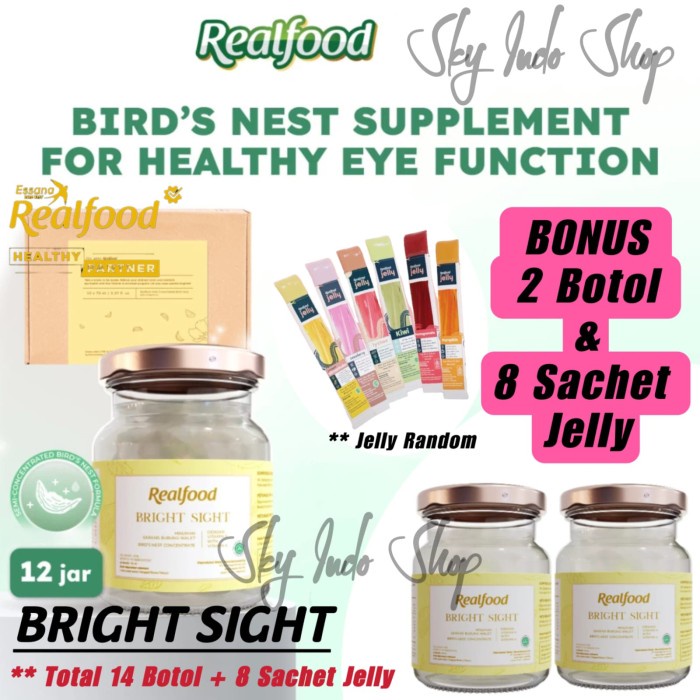 

Realfood Bright Sight ( 12 jar ) minuman sarang burung walet