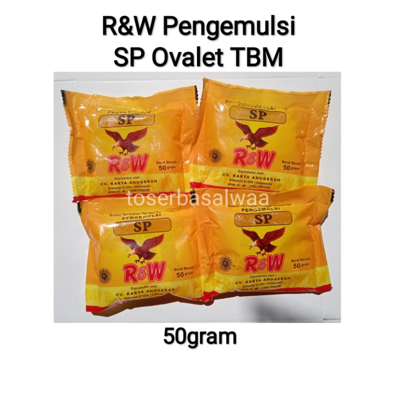 

Pengemulsi SP Ovalet TBM 50gr R&W