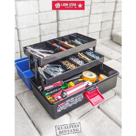 Kotak Tamiya Alat Pancing Perkakas Tool Box 01 Lion Star Teknik Susun
