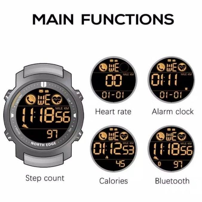 DiskonSale NORTH EDGE MARS LAKER ORIGINAL DIGITAL WATCH Murah 1029