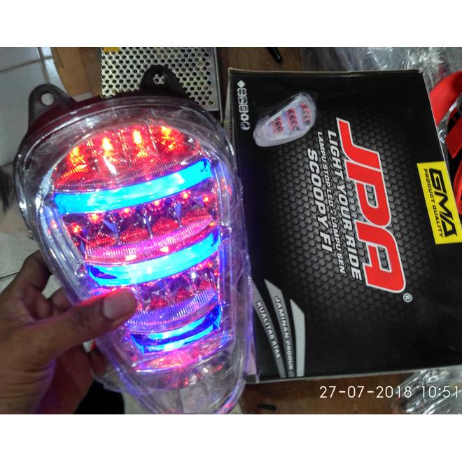 Lampu Stop Scoopy Fi Led Lampu Belakang Scoopy Fi Stoplamp Led Scoopy