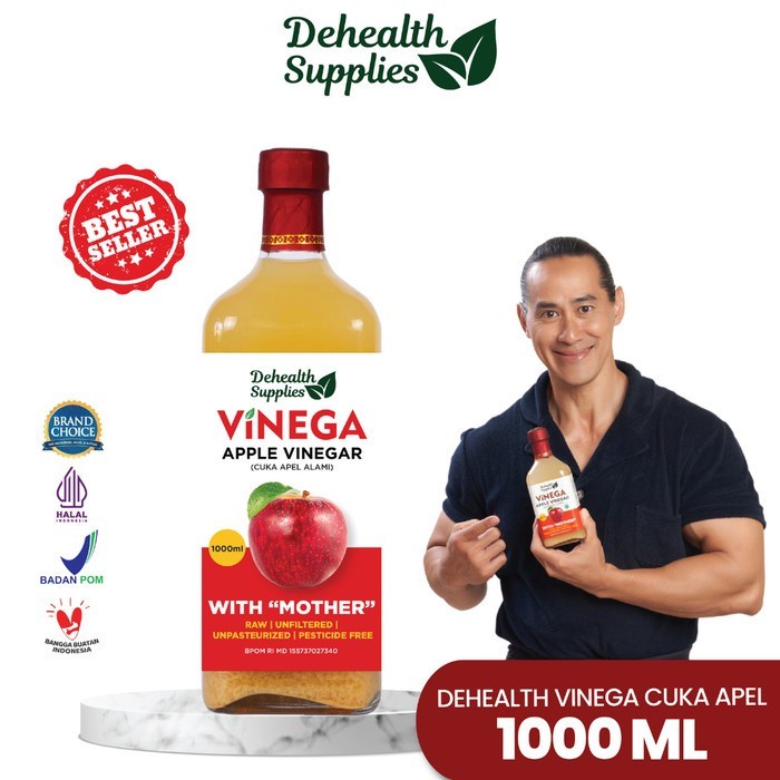 

Dehealth Supplies Finega Vinegar (Botol Kaca) 1000 Ml Tbk